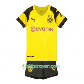 Billige Fotballdrakter Borussia Dortmund Barn Hjemmedraktsett 2018/19 Kortermet